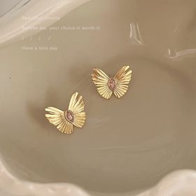 Retro Hong Kong Style Elegant Ear Studs High-grade (Option: 7537style)